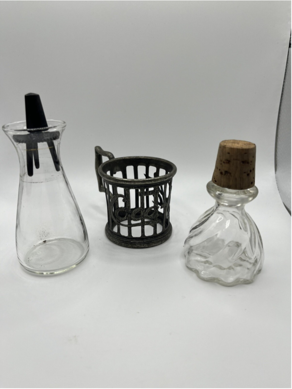 Vintage Pyrex Glass Salt And Pepper Shaker Gold and Black Replacement+ MORE